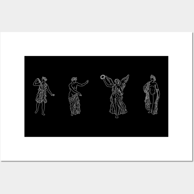 Greek Goddesses Wall Art by candelanieto